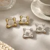 الأقراط الذهبية الفضية المجردة، التصميم الهندسي الموضة details Picture